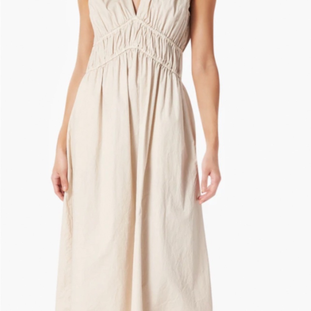 Xirena XS Elegant Cream/tan Maxi Dress